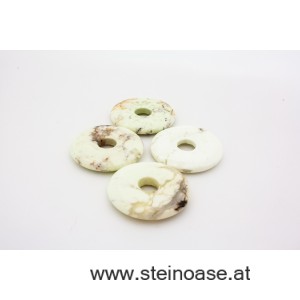 Donut Zitronen Chrysopras 30mm